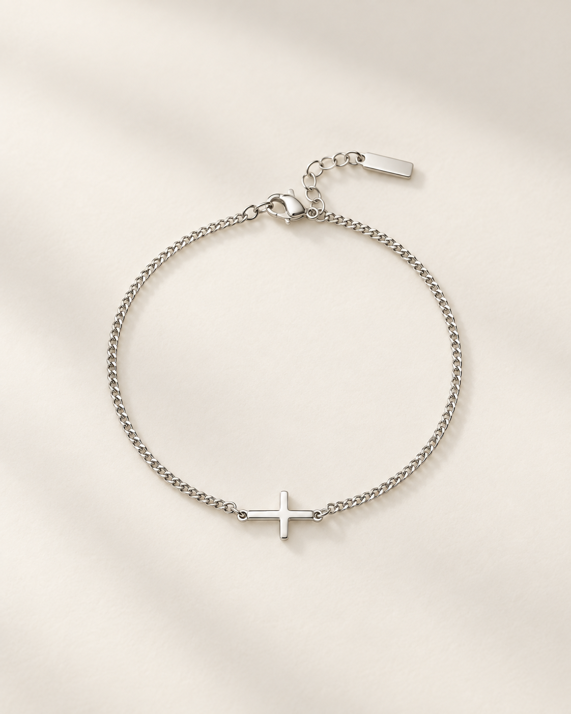 Cross Bracelet | Silver