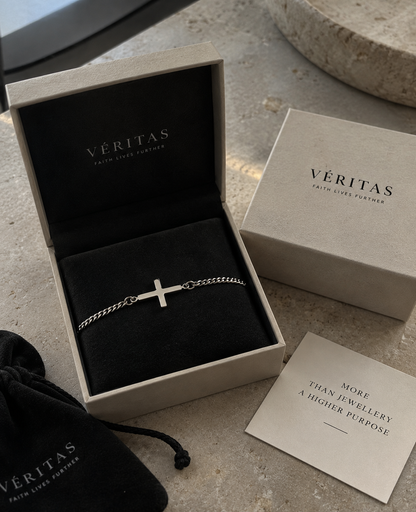 Cross Bracelet | Silver