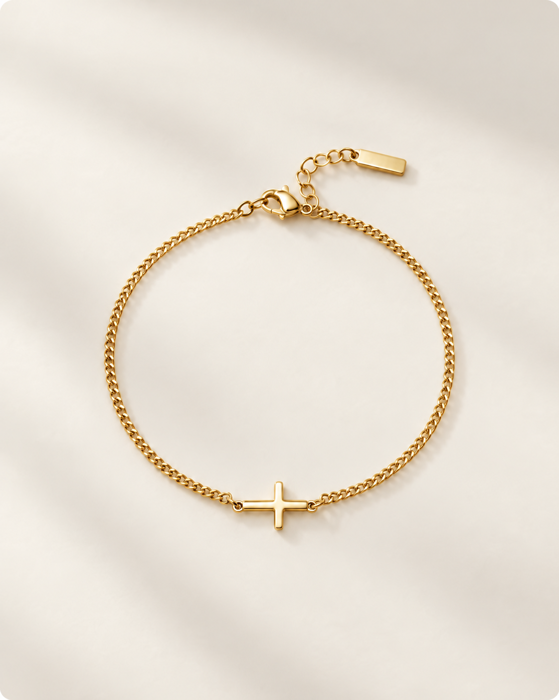 Cross Bracelet | Silver