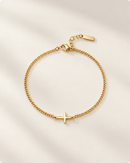 Cross Bracelet | Silver